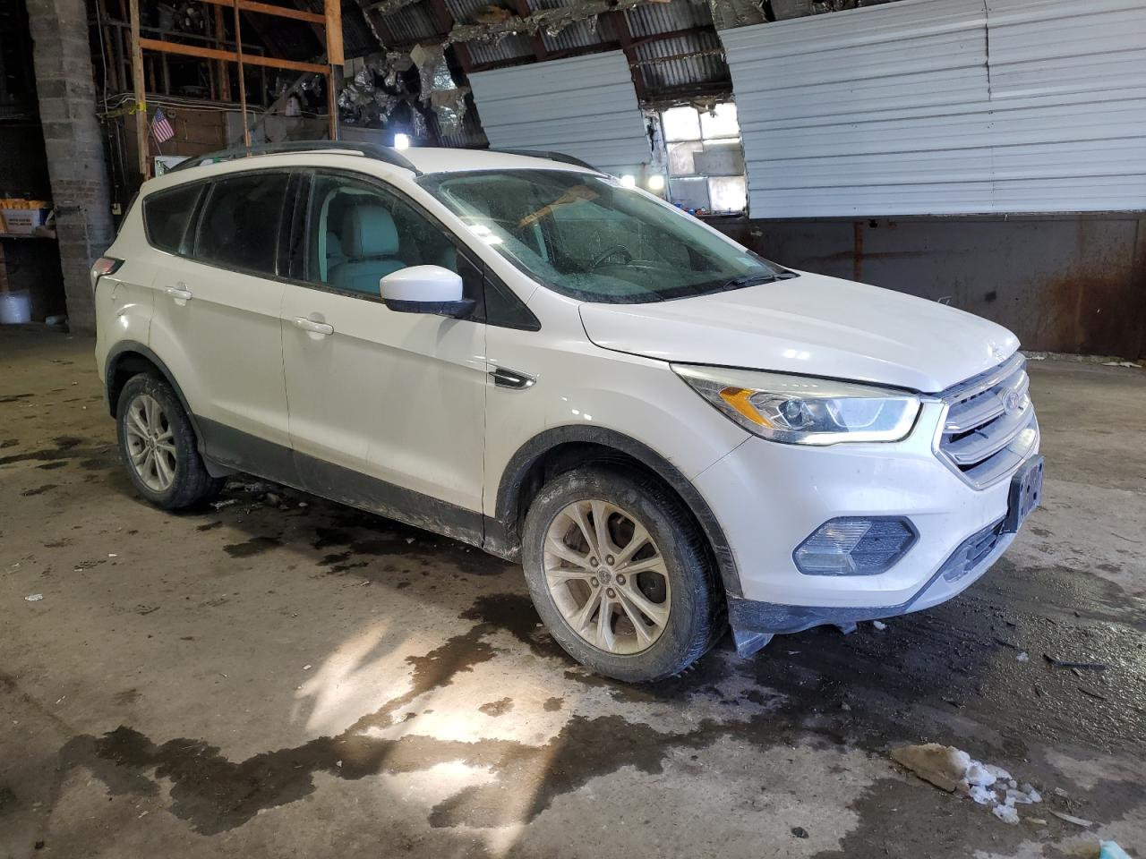 2017 Ford Escape VIN 1FMCU9GD9HUC70228 Copart auction photo, side damage thumbnail 4