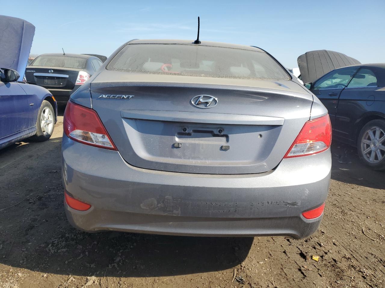 2016 Hyundai Accent VIN KMHCT4AE6GU064144 Copart auction photo, all over damage thumbnail 6