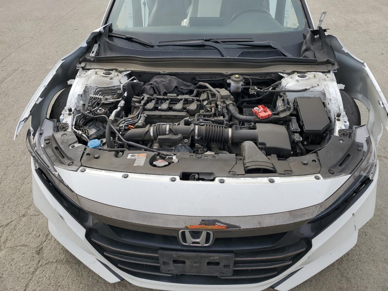 2022 Honda Accord VIN 1HGCV1F33NA119329 Copart auction photo, vandalism / stripped damage thumbnail 11