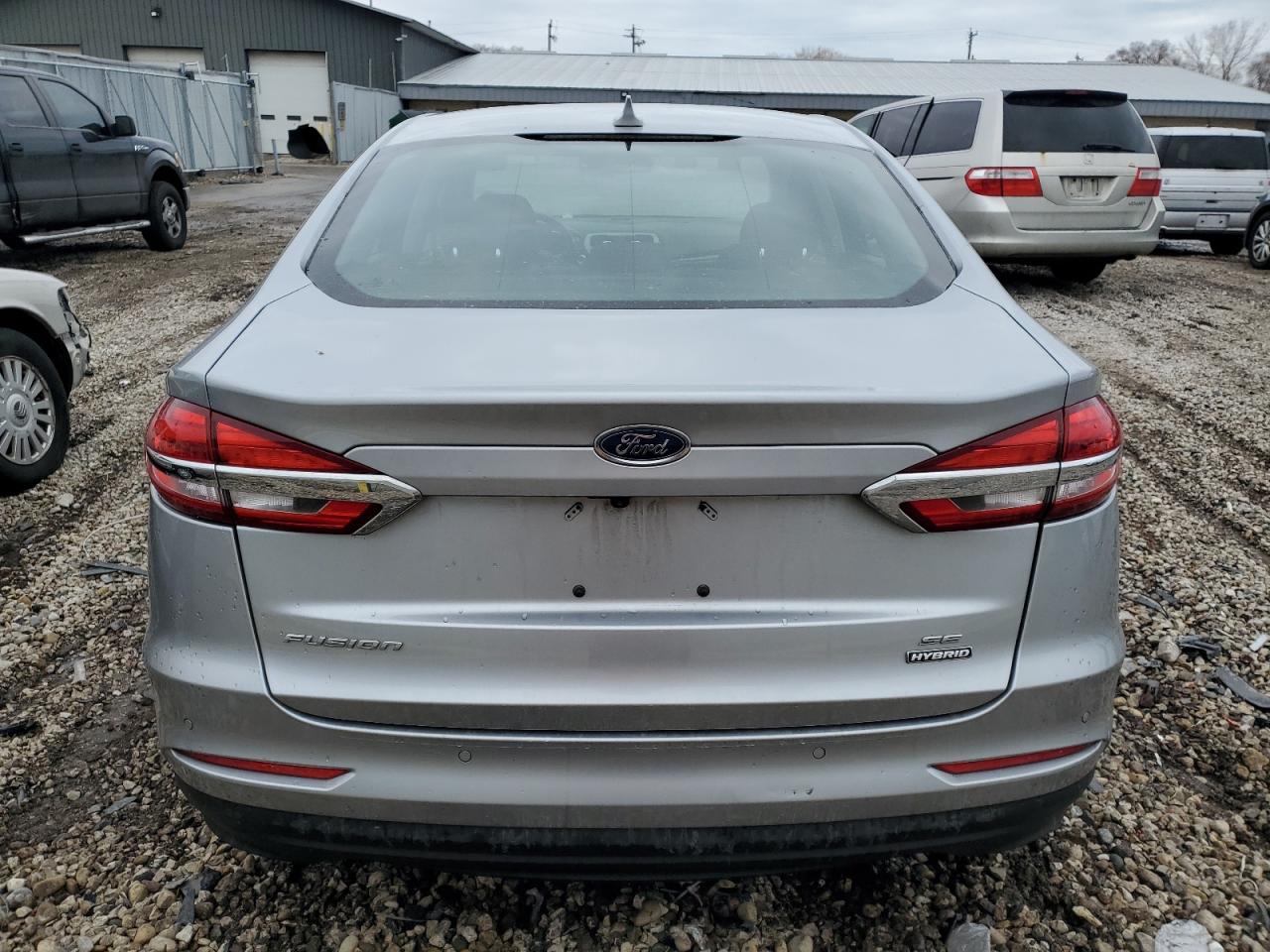 2020 Ford Fusion VIN 3FA6P0LU4LR265857 Copart auction photo, front end / side damage thumbnail 6