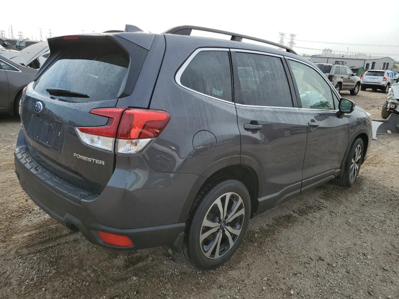 2021 Subaru Forester VIN JF2SKAUC5MH498413 Copart auction photo, front end / side damage thumbnail 3