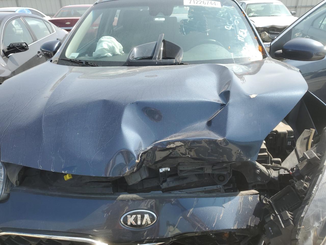2022 KIA Sportage VIN KNDPM3AC0N7967672 Copart auction photo, front end / side damage thumbnail 11