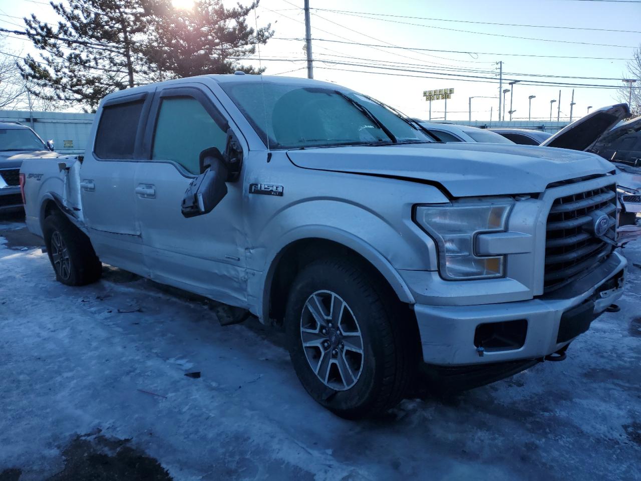 2017 Ford F-150 VIN 1FTEW1EP5HFA24285 Copart auction photo, all over damage thumbnail 4