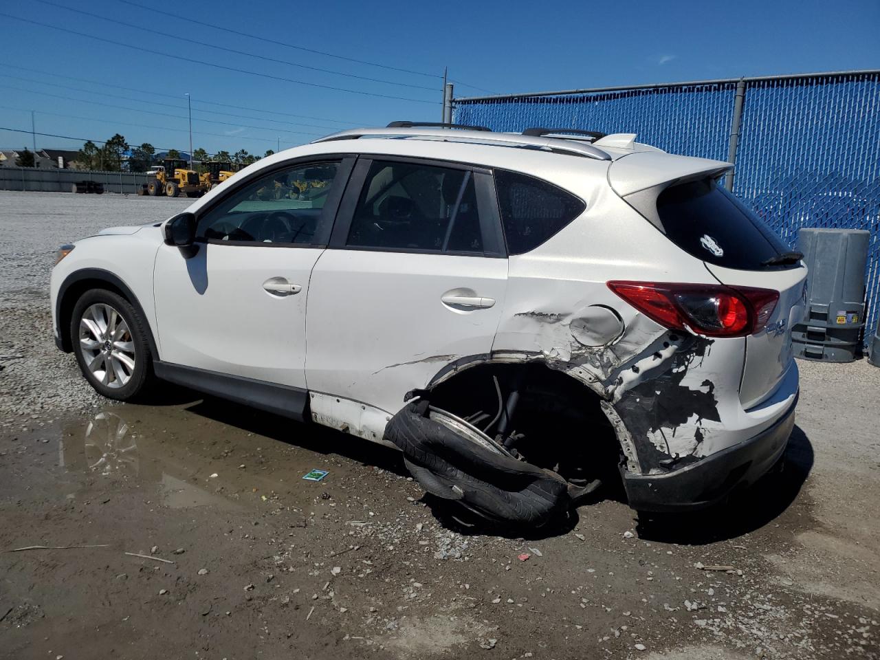 2014 Mazda CX-5 VIN JM3KE4DY6E0363211 Copart auction photo, rear end / side damage thumbnail 2