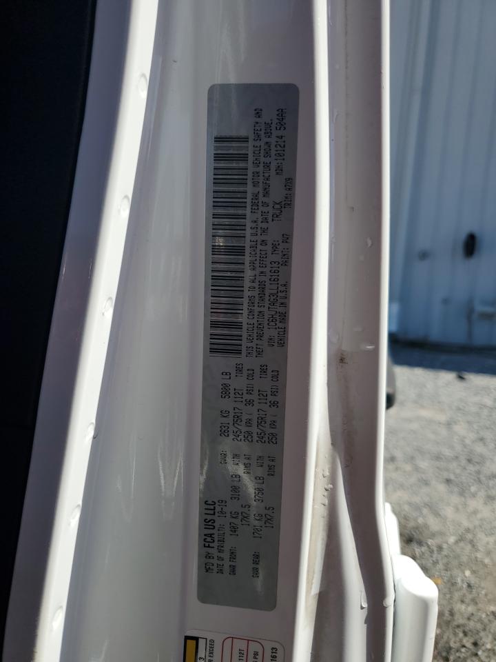 2020 Jeep Gladiator VIN 1C6HJTAG3LL161613 Copart auction photo, minor dent/scratches damage thumbnail 12