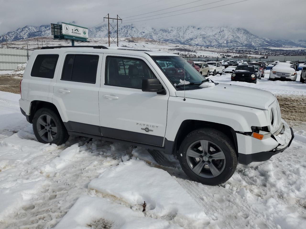 2014 Jeep Liberty (Patriot) VIN 1C4NJRFB3ED601919 Copart auction photo, front end damage thumbnail 4