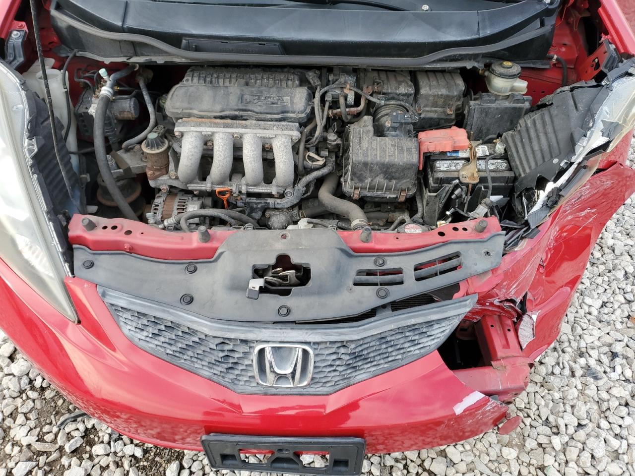 2013 Honda Fit VIN JHMGE8H38DC030914 Copart auction photo, front end damage thumbnail 11