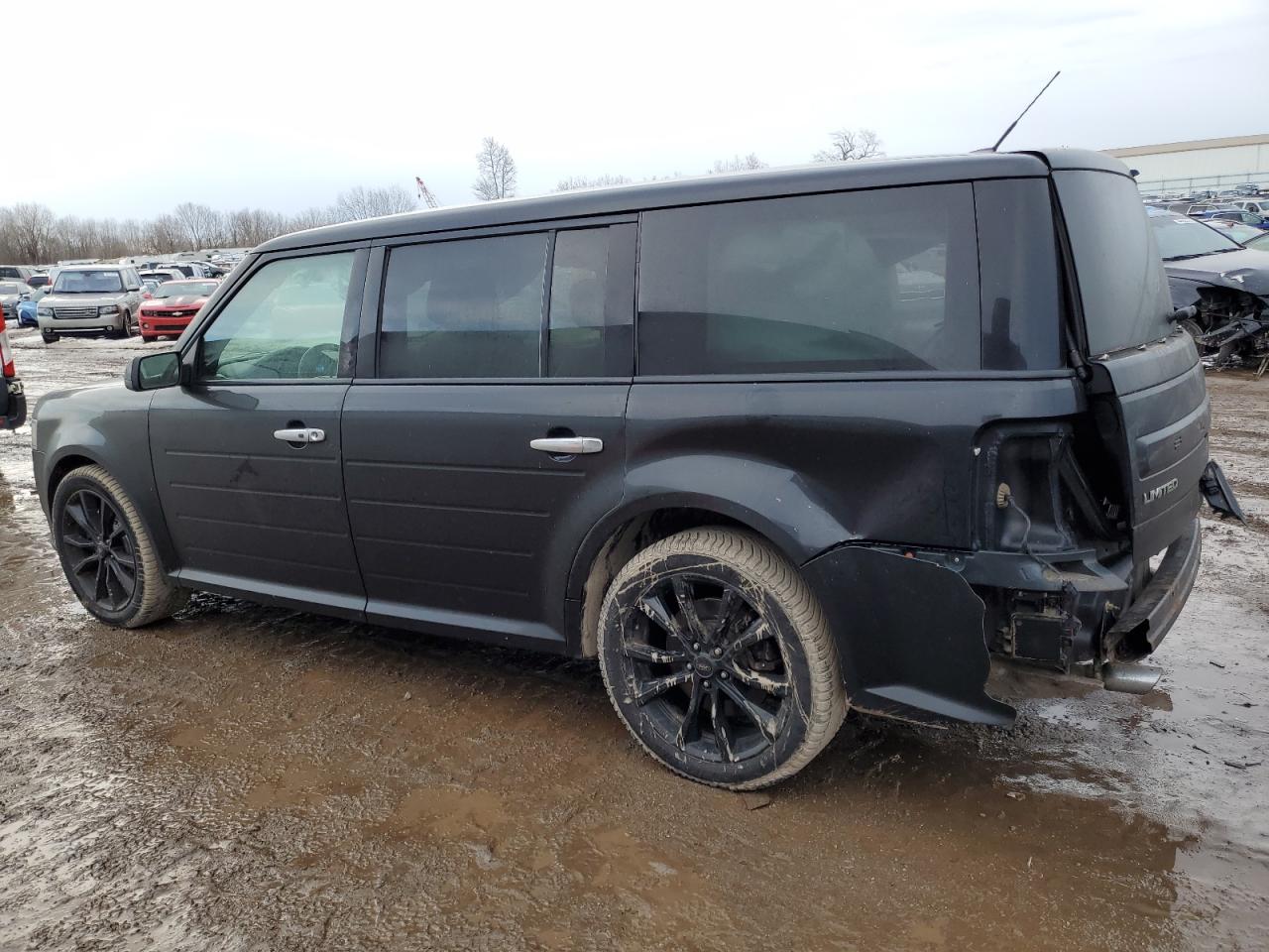 2016 Ford Flex VIN 2FMHK6D84GBA03195 Copart auction photo, rear end / minor dent/scratches damage thumbnail 2