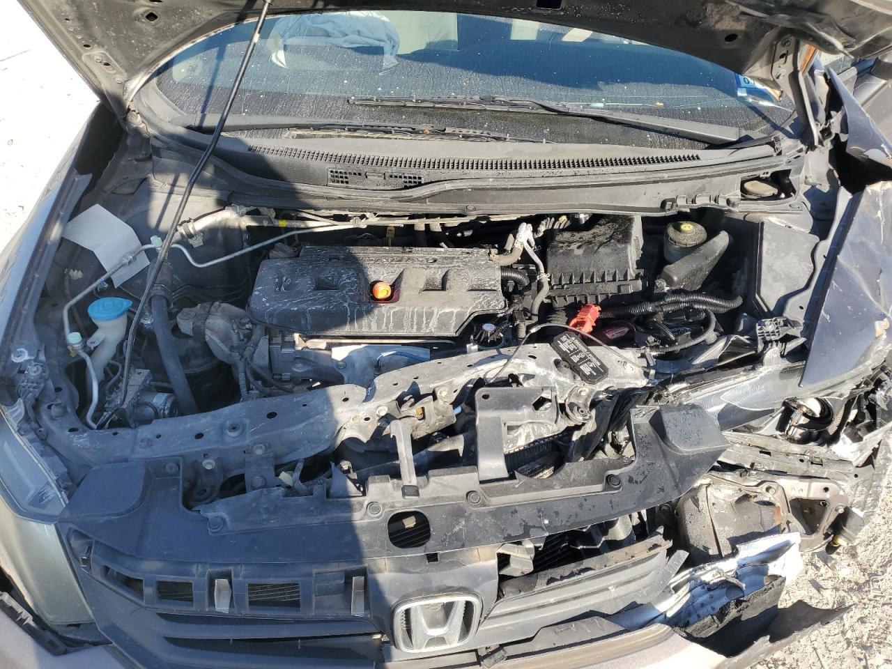 2012 Honda Civic VIN 2HGFB2F56CH536682 Copart auction photo, front end damage thumbnail 11
