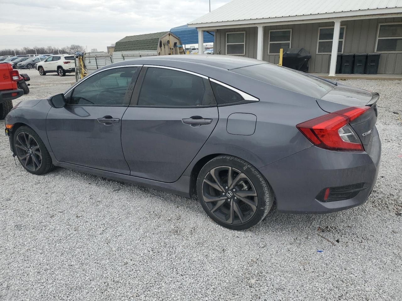 2021 Honda Civic VIN 2HGFC2F85MH532907 Copart auction photo, front end damage thumbnail 2