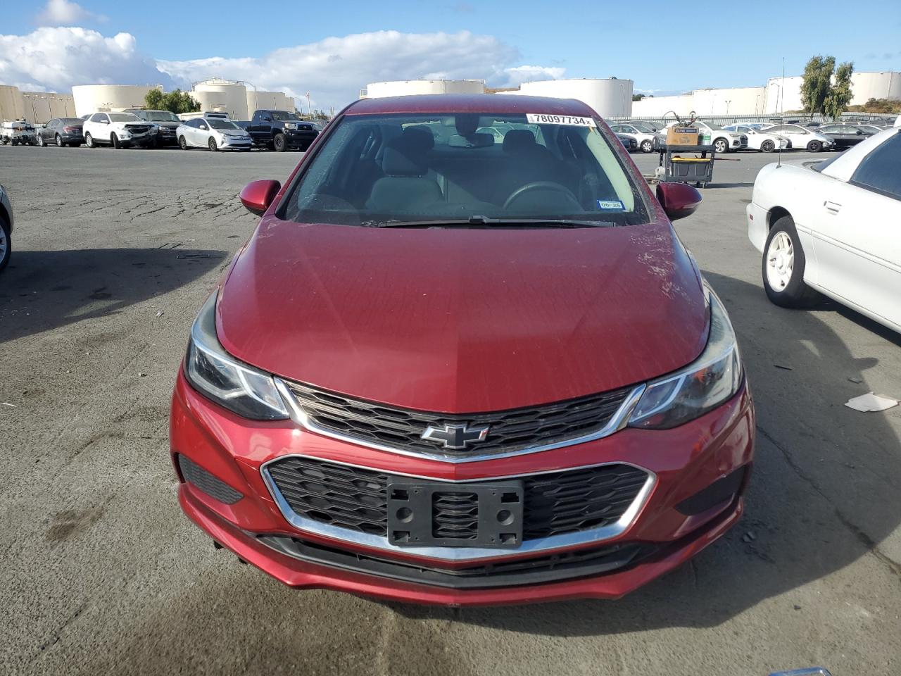 2018 Chevrolet Cruze VIN 1G1BE5SM8J7136949 Copart auction photo, rear end damage thumbnail 5