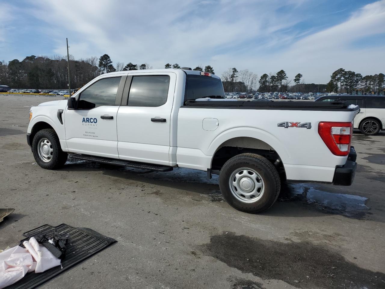 2021 Ford F-150 VIN 1FTFW1E53MKE47340 Copart auction photo, side damage thumbnail 2