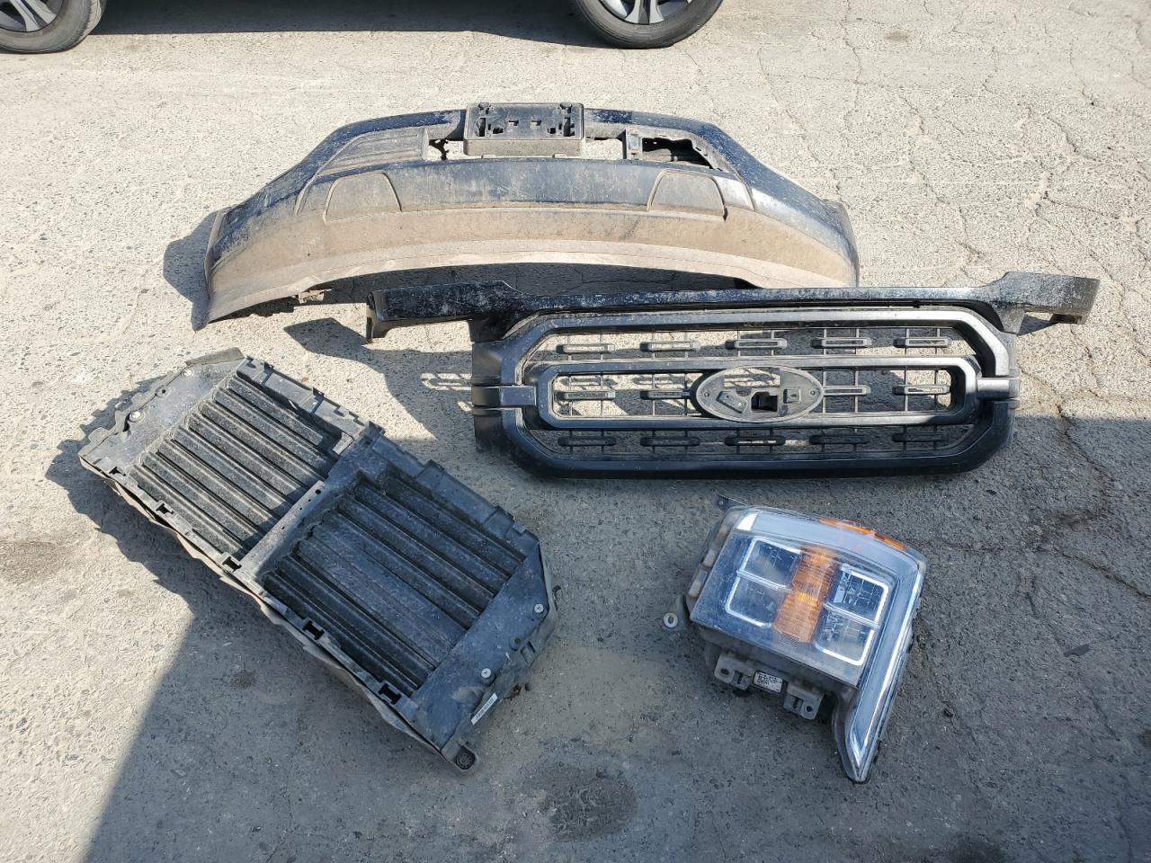 2021 Ford F-150 VIN 1FTEW1CP9MKE93271 Copart auction photo, front end / side damage thumbnail 12