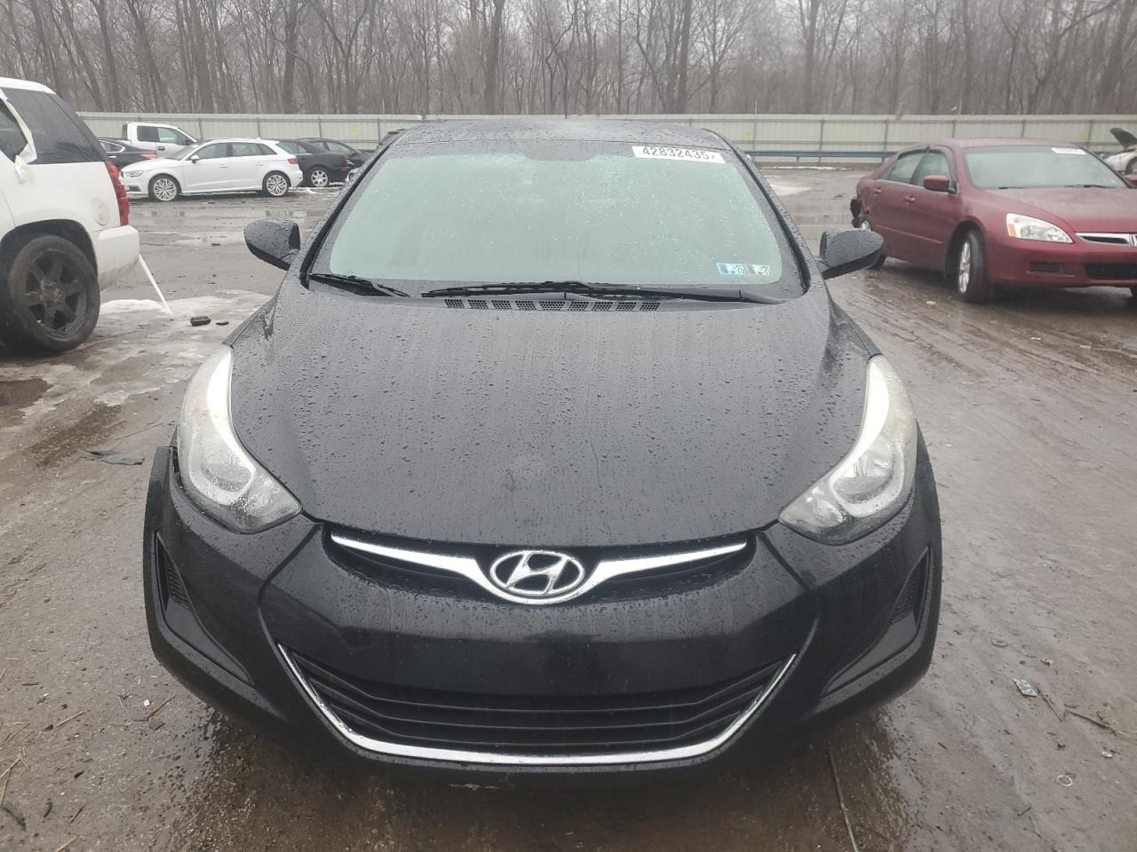2014 Hyundai Elantra VIN 5NPDH4AE8EH496350 Copart auction photo, front end damage thumbnail 5