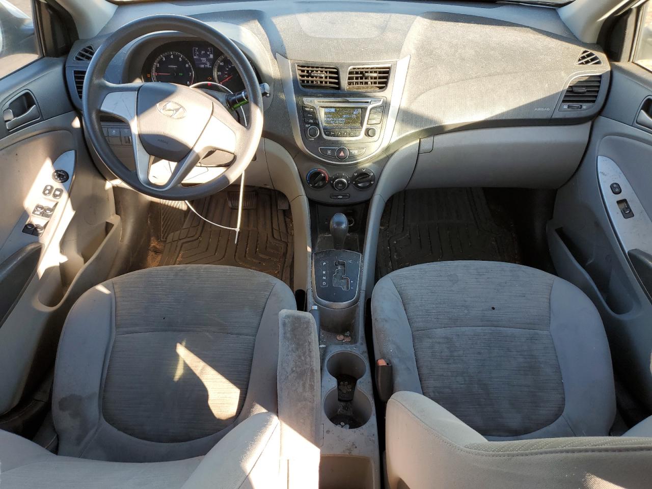 2017 Hyundai Accent VIN KMHCT4AE0HU309957 Copart auction photo, front end damage thumbnail 8