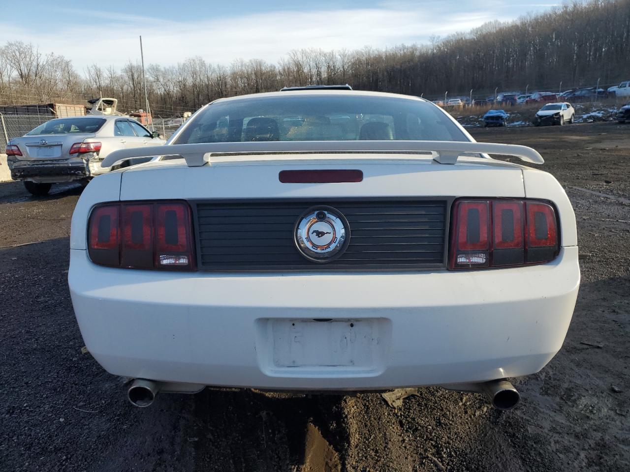 2005 Ford Mustang VIN 1ZVFT80N155194380 Copart auction photo, front end damage thumbnail 6