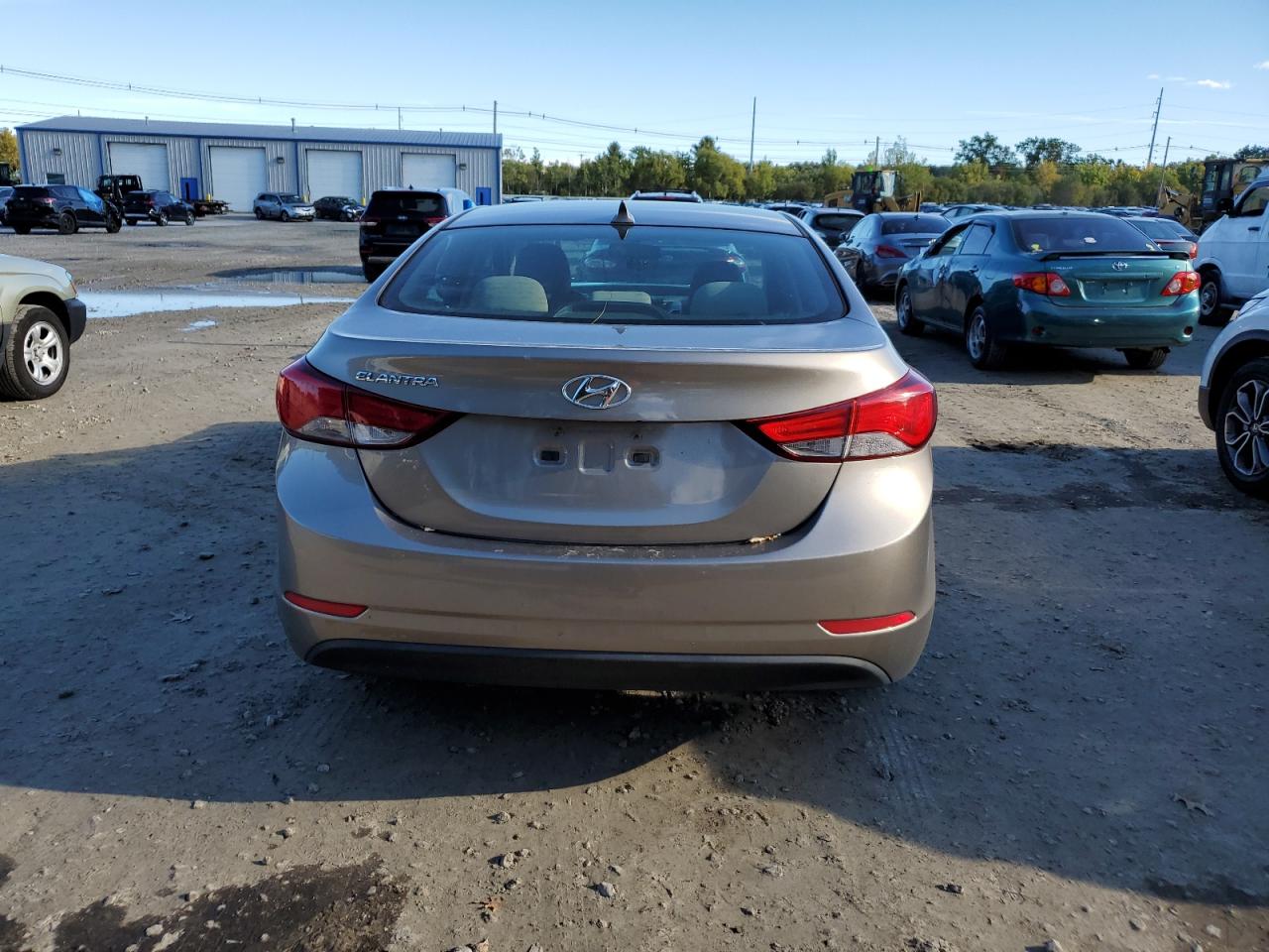 2014 Hyundai Elantra VIN 5NPDH4AE0EH455386 Copart auction photo, front end damage thumbnail 6