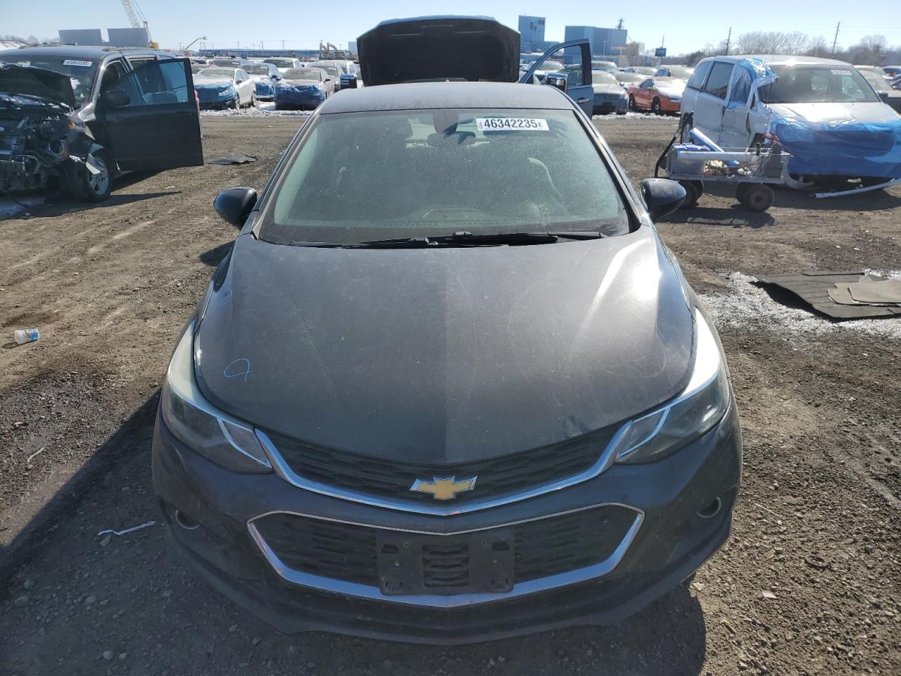 2017 Chevrolet Cruze VIN 1G1BE5SM5H7168686 Copart auction photo, rear end damage thumbnail 5