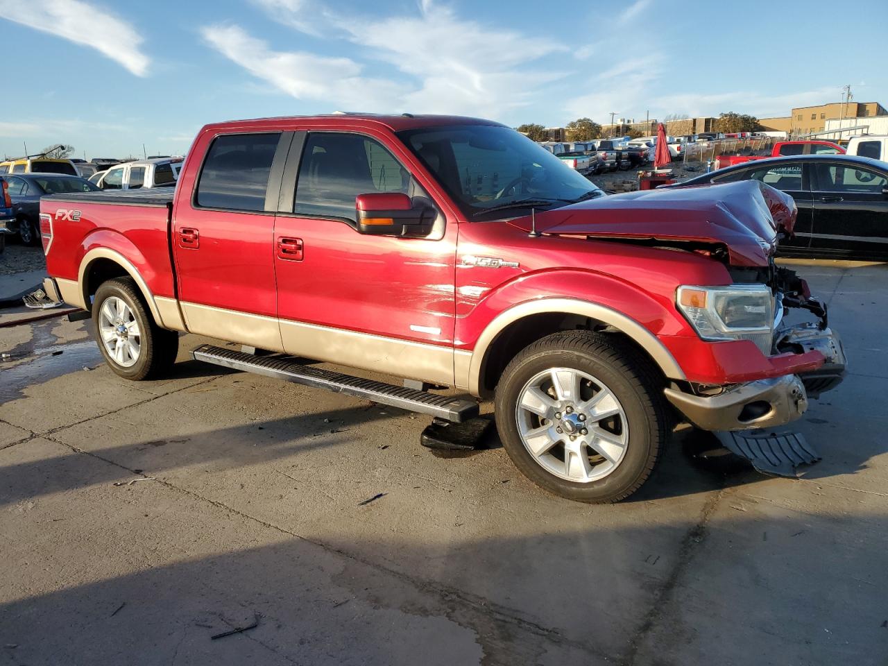 2013 Ford F-150 VIN 1FTFW1CT9DKD68465 Copart auction photo, front end damage thumbnail 4