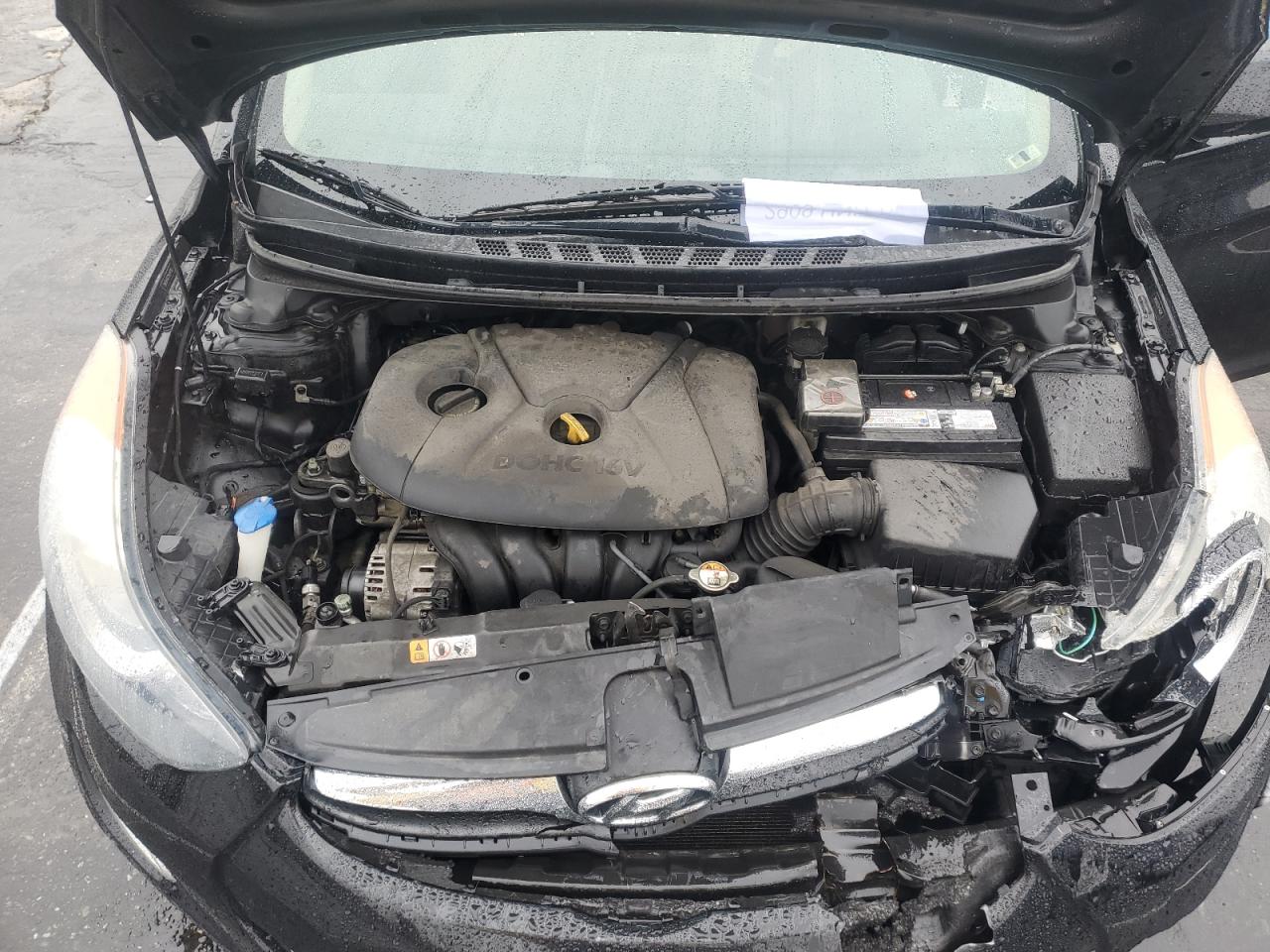 2013 Hyundai Elantra VIN 5NPDH4AE7DH344381 Copart auction photo, front end damage thumbnail 11
