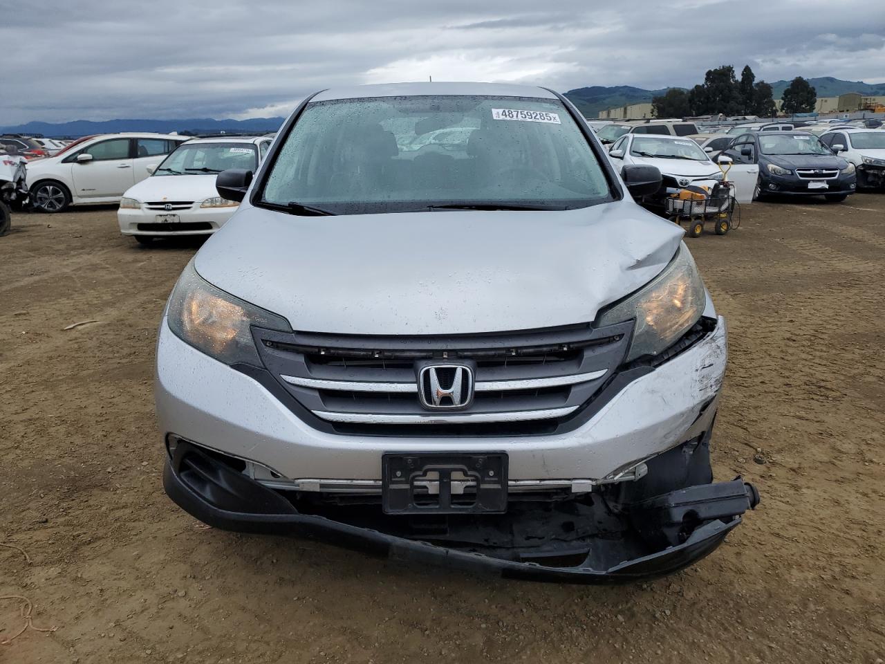 2013 Honda CR-V VIN 2HKRM4H3XDH624592 Copart auction photo, front end damage thumbnail 5