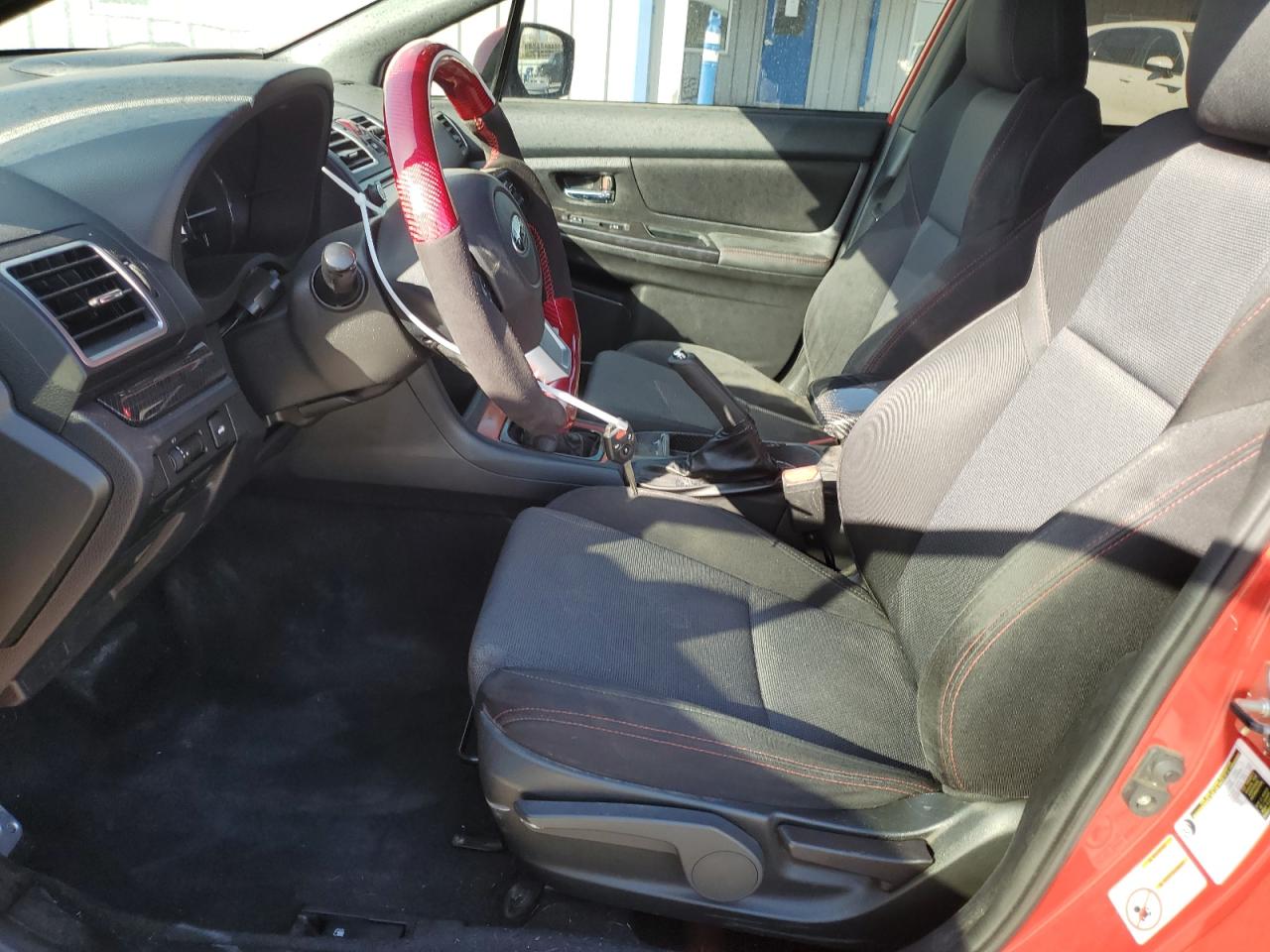 2017 Subaru WRX VIN JF1VA1B64H9837051 Copart auction photo, water/flood / mechanical damage thumbnail 7