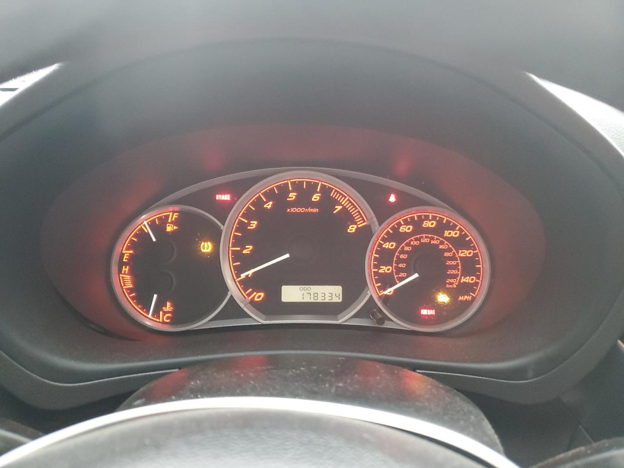 2008 Subaru WRX VIN JF1GE75658G508706 Copart auction photo, front end / all over damage thumbnail 9