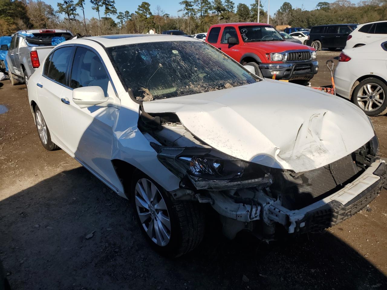 2014 Honda Accord VIN 1HGCR2F79EA246423 Copart auction photo, front end damage thumbnail 4