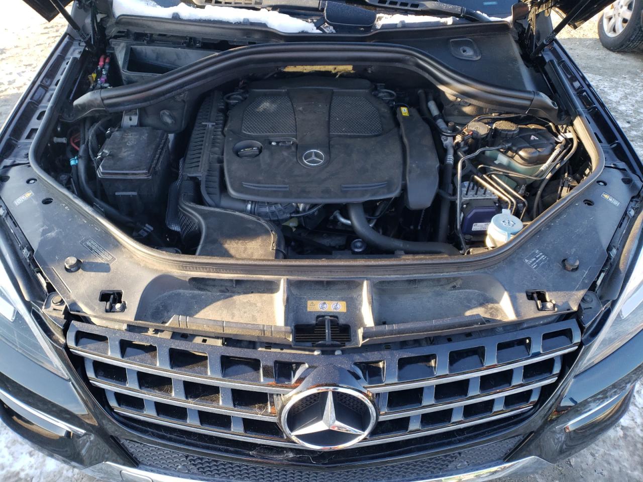 2014 Mercedes-Benz M-klasse VIN 4JGDA5HB8EA273671 Copart auction photo, mechanical damage thumbnail 12