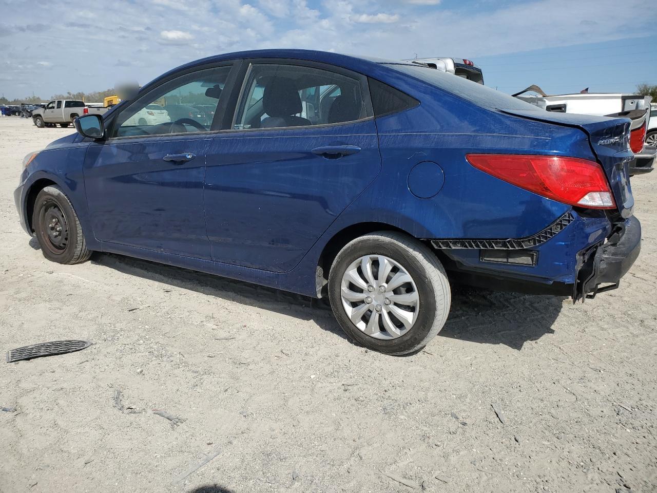 2016 Hyundai Accent VIN KMHCT4AE7GU955463 Copart auction photo, rear end / minor dent/scratches damage thumbnail 2