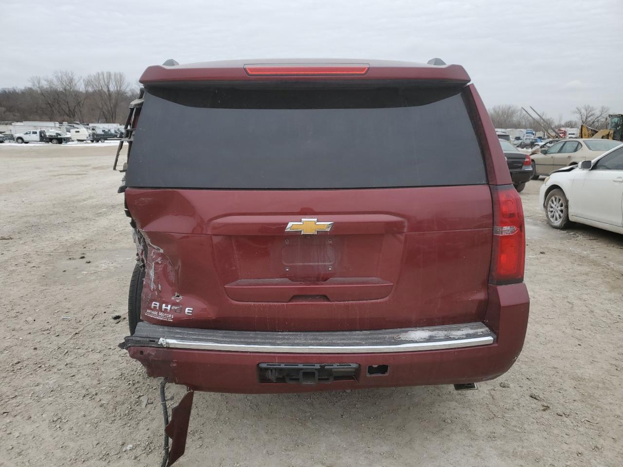 2016 Chevrolet Tahoe VIN 1GNSKCKC2GR257458 Copart auction photo, all over / front end damage thumbnail 6