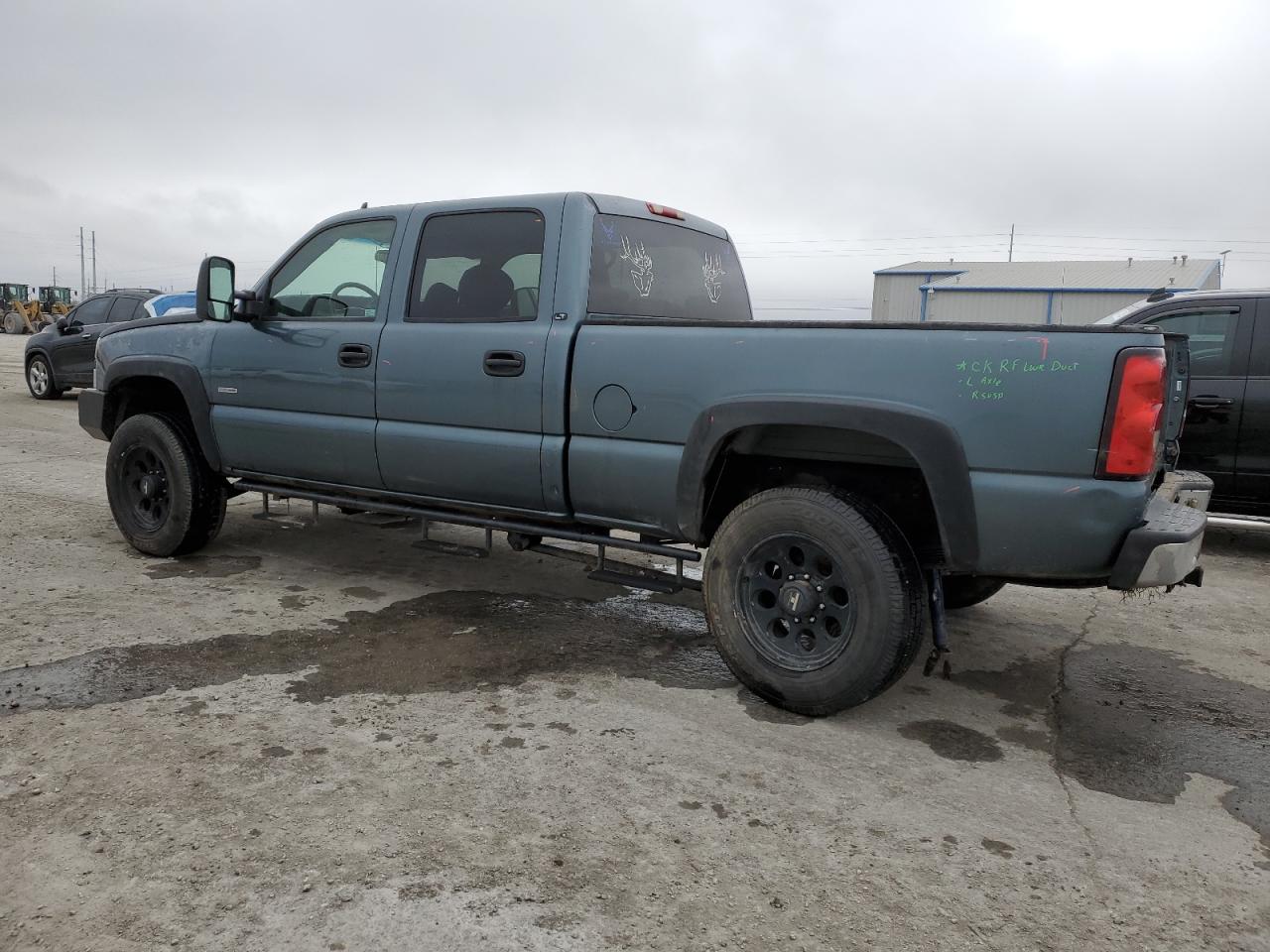 2007 Chevrolet Silverado VIN 1GCHK23D27F187837 Copart auction photo, undercarriage / front end damage thumbnail 2