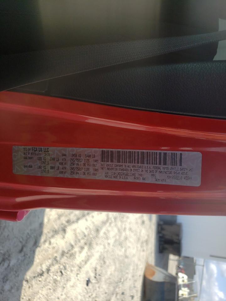 2019 Jeep Wrangler VIN 1C4HJXDGXKW611346 Copart auction photo, front end damage thumbnail 13