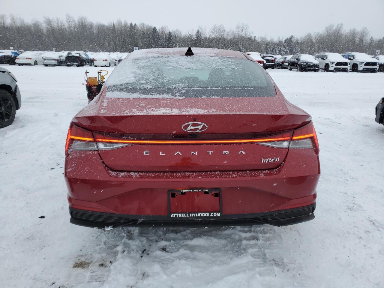 2021 Hyundai Elantra VIN KMHLM4AJ8MU004324 Copart auction photo, front end / minor dent/scratches damage thumbnail 6