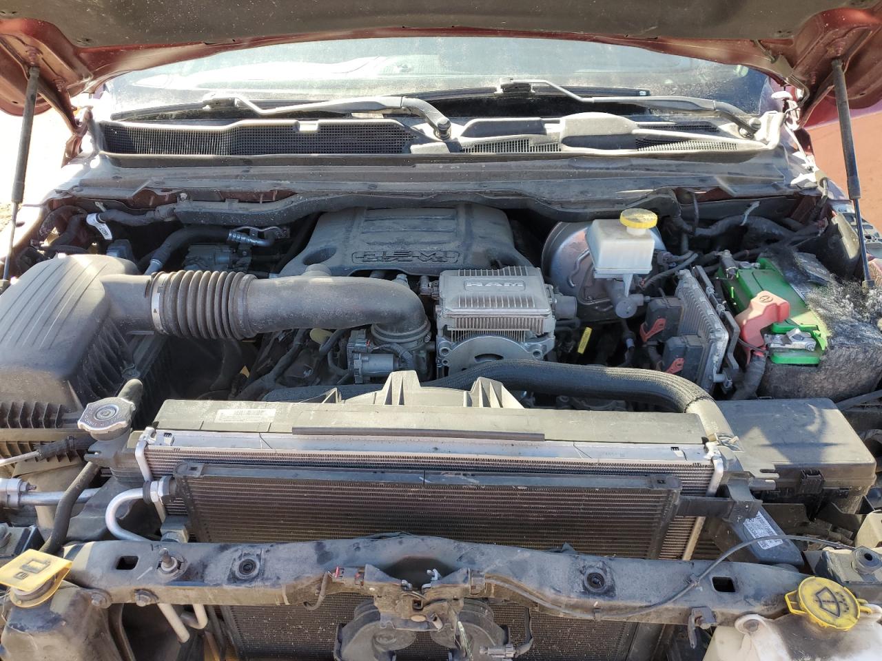2019 RAM 1500 VIN 1C6SRFHT4KN619374 Copart auction photo, front end / rear end damage thumbnail 11