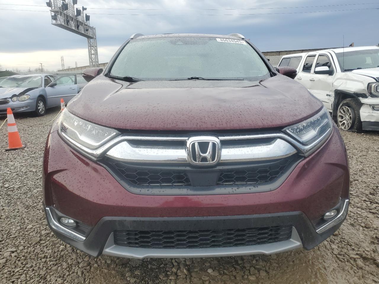 2017 Honda CR-V VIN 5J6RW2H99HL020319 Copart auction photo, side / rear end damage thumbnail 5