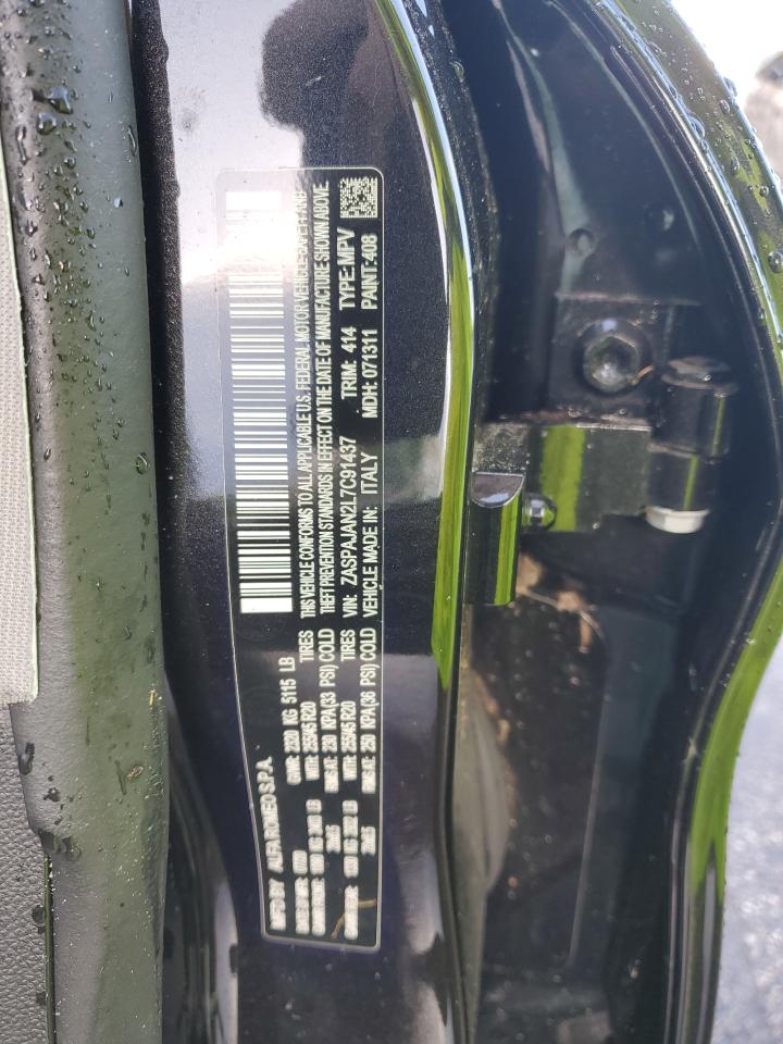 2020 Alfa Romeo Stelvio VIN ZASPAJAN2L7C91437 Copart auction photo, all over damage thumbnail 13