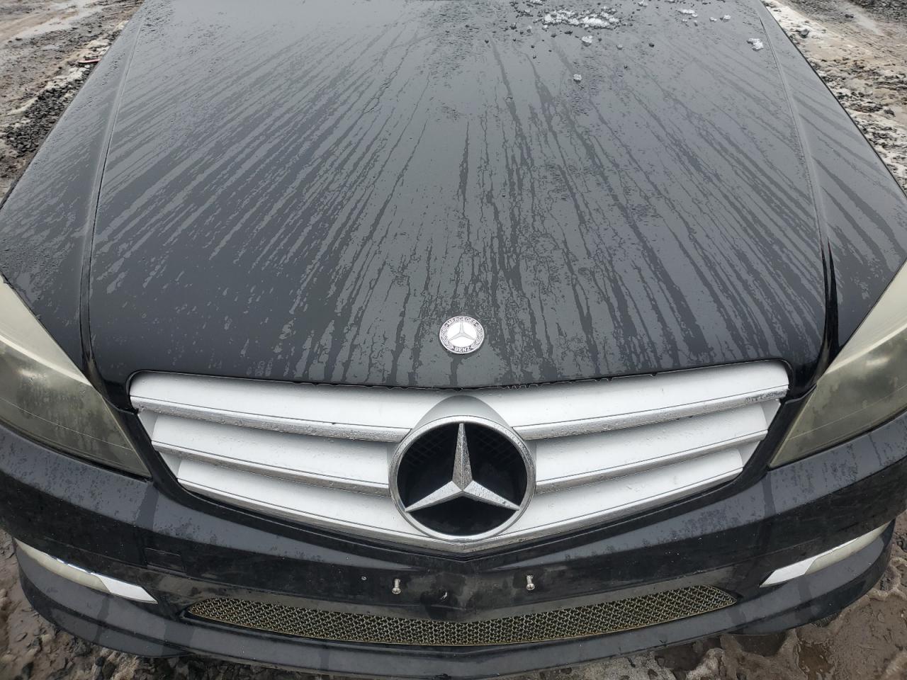 2011 Mercedes-Benz C-klasse VIN WDDGF5EB0BR137092 Copart auction photo, side damage thumbnail 11