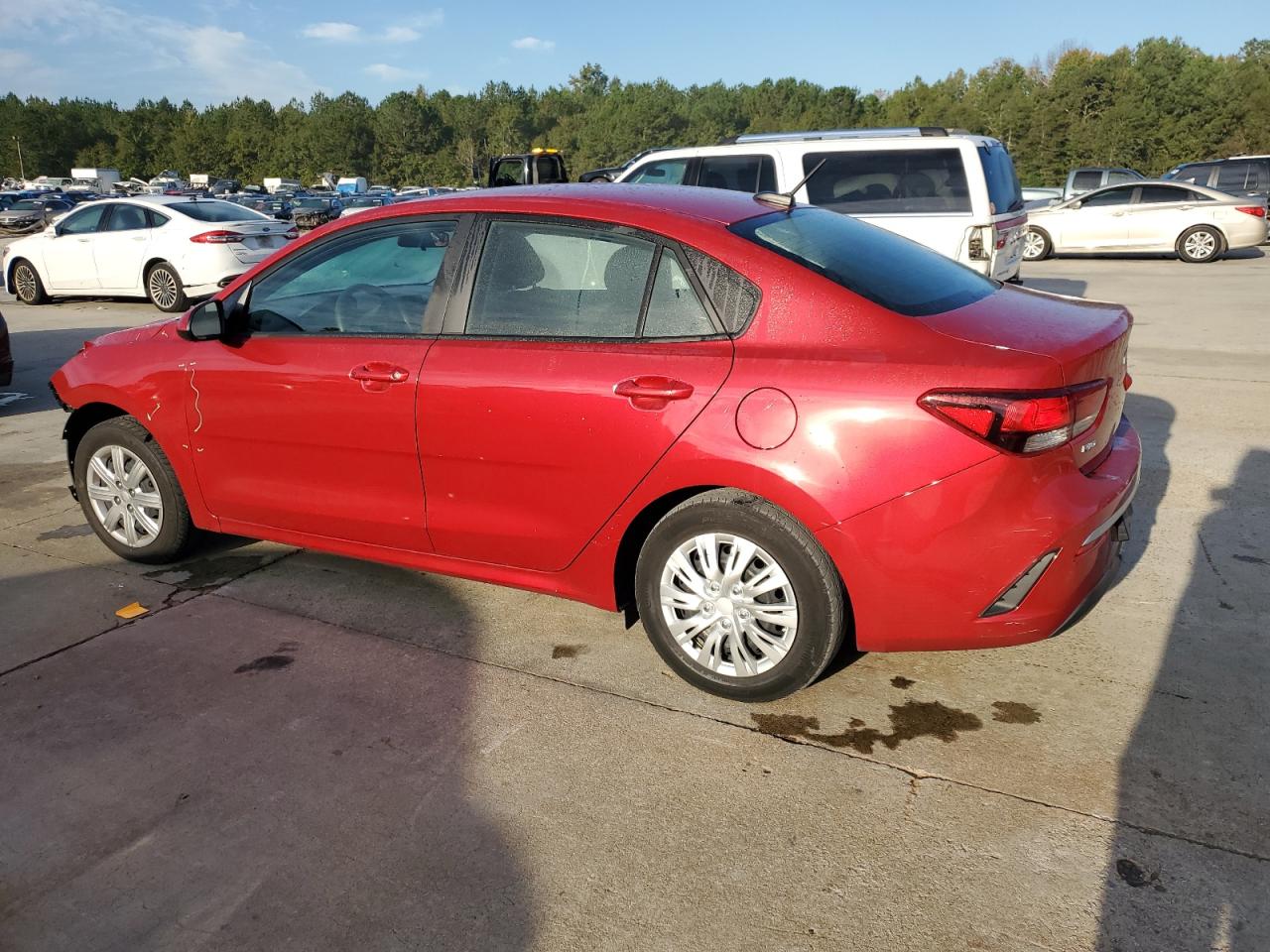 2022 KIA Rio VIN 3KPA24AD7NE439511 Copart auction photo, front end damage thumbnail 2