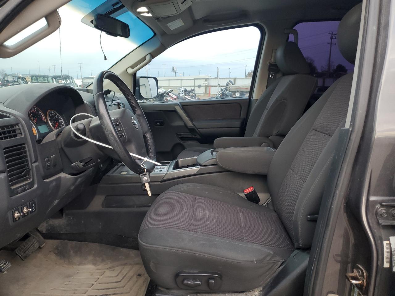 2012 Nissan Titan VIN 1N6AA0EDXCN319116 Copart auction photo, side / front end damage thumbnail 7