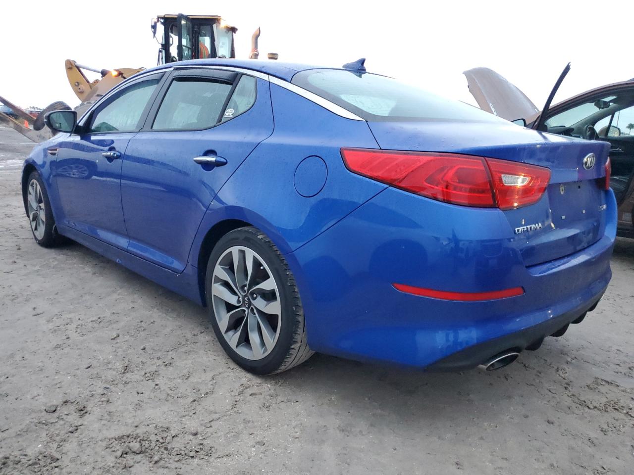 2014 KIA Optima VIN 5XXGR4A70EG314714 Copart auction photo, water/flood damage thumbnail 2