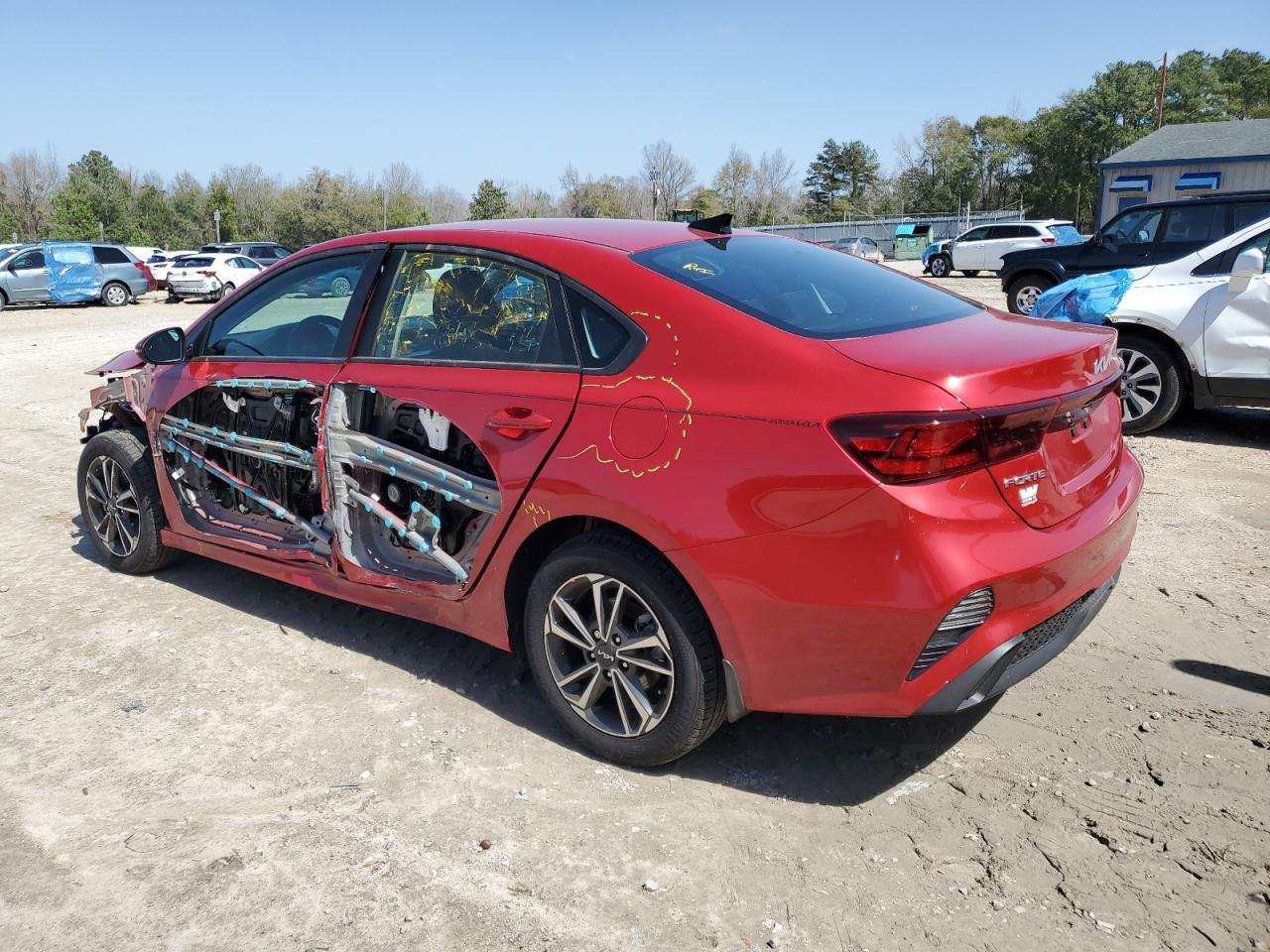 2024 KIA Forte VIN 3KPF24AD7RE830864 Copart auction photo, side damage thumbnail 2