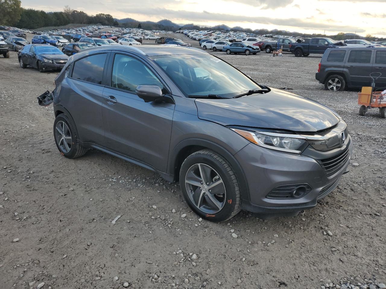 2021 Honda HR-V VIN 3CZRU5H51MM704732 Copart auction photo, rear end damage thumbnail 4