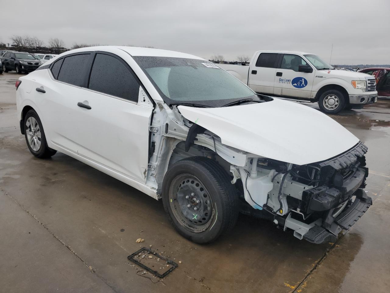 2024 Nissan Sentra VIN 3N1AB8BV2RY248360 Copart auction photo, front end / side damage thumbnail 4