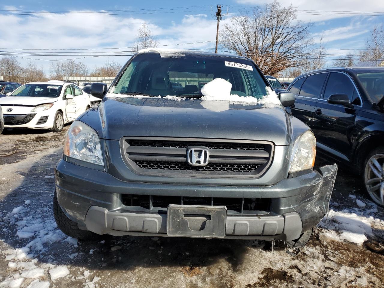 2003 Honda Pilot VIN 2HKYF18693H578069 Copart auction photo, front end damage thumbnail 5