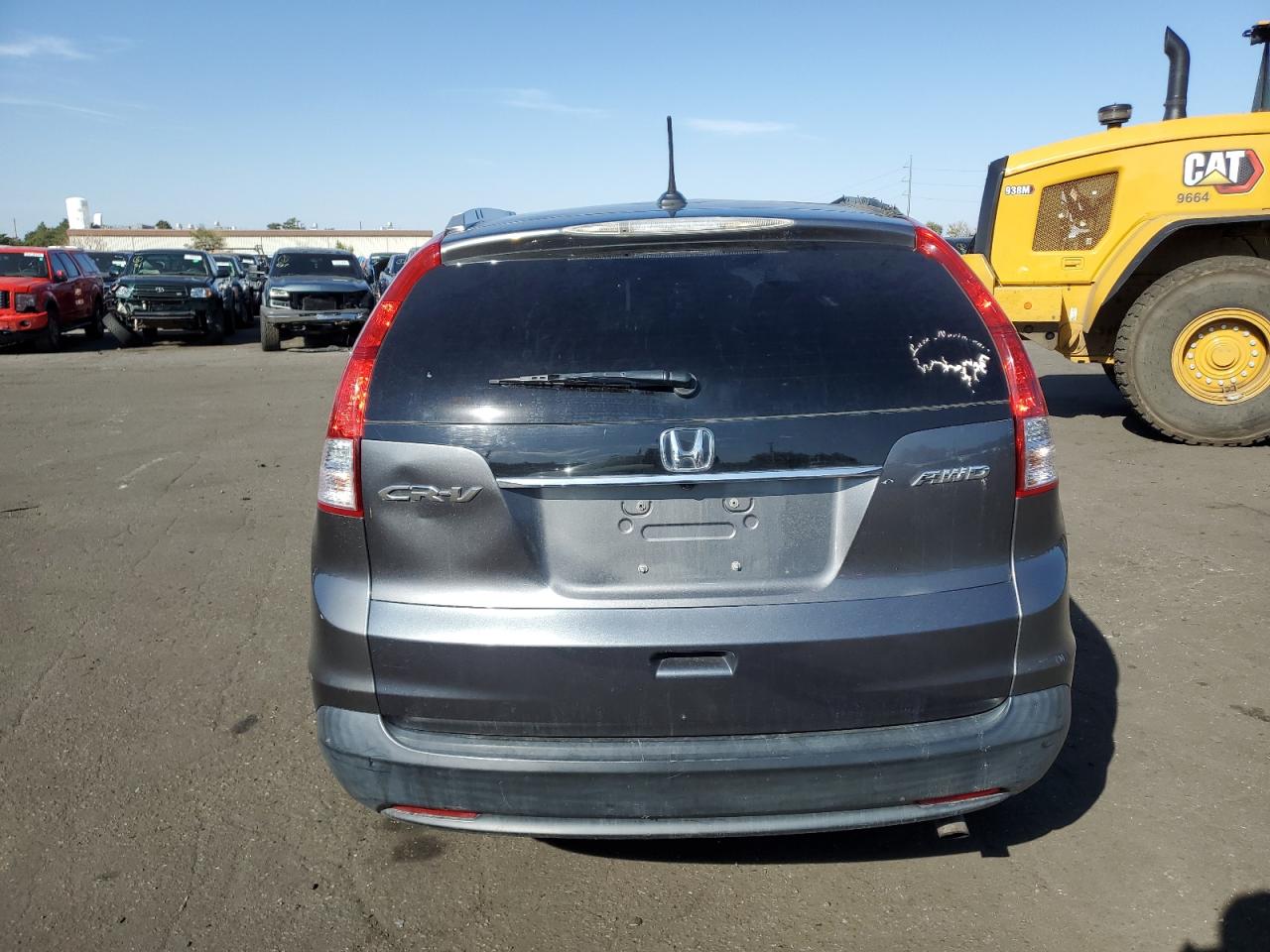 2013 Honda CR-V VIN 2HKRM4H71DH639761 Copart auction photo, all over damage thumbnail 6