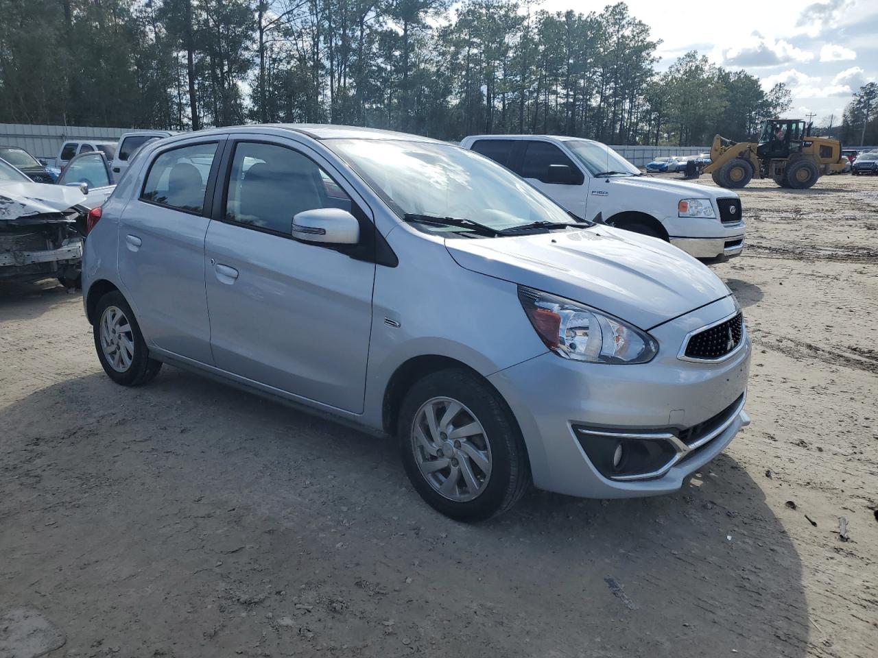 2019 Mitsubishi Mirage VIN ML32A4HJ3KH005128 Copart auction photo, front end damage thumbnail 4