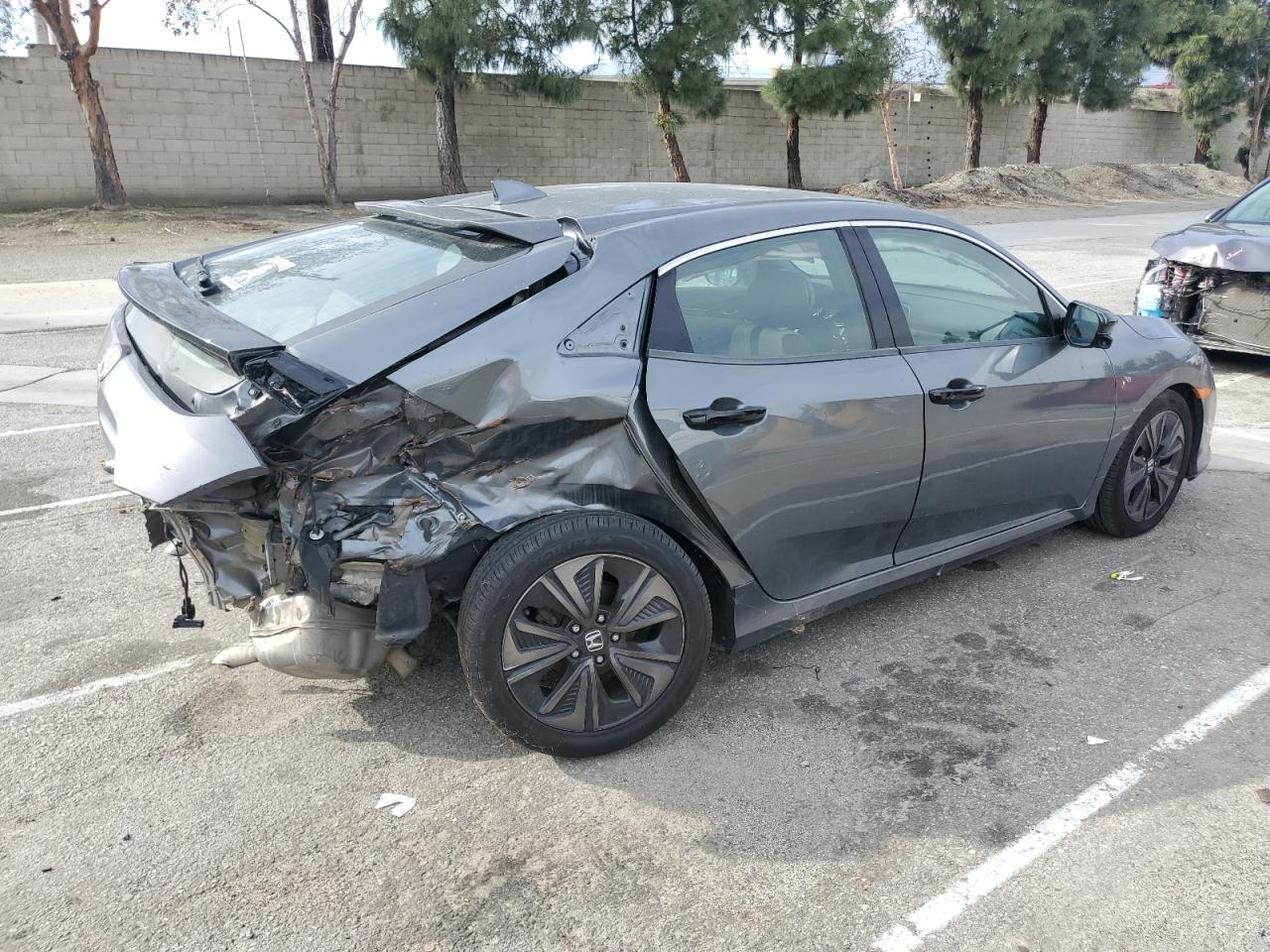 2019 Honda Civic VIN SHHFK7H64KU402581 Copart auction photo, undercarriage / rear end damage thumbnail 3