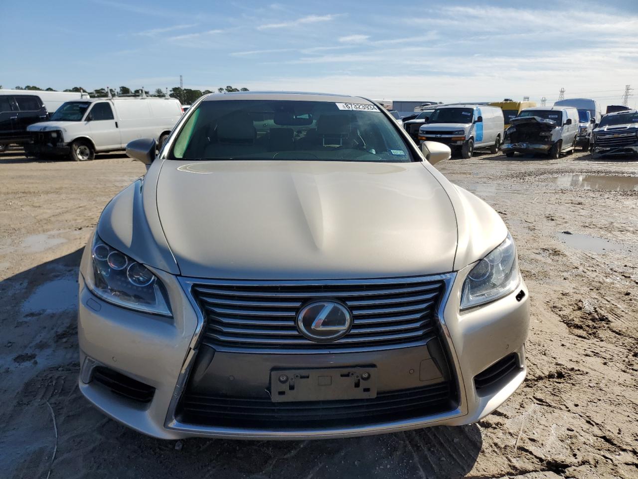 2016 Lexus LS VIN JTHBL5EF8G5141873 Copart auction photo, rear end / side damage thumbnail 5