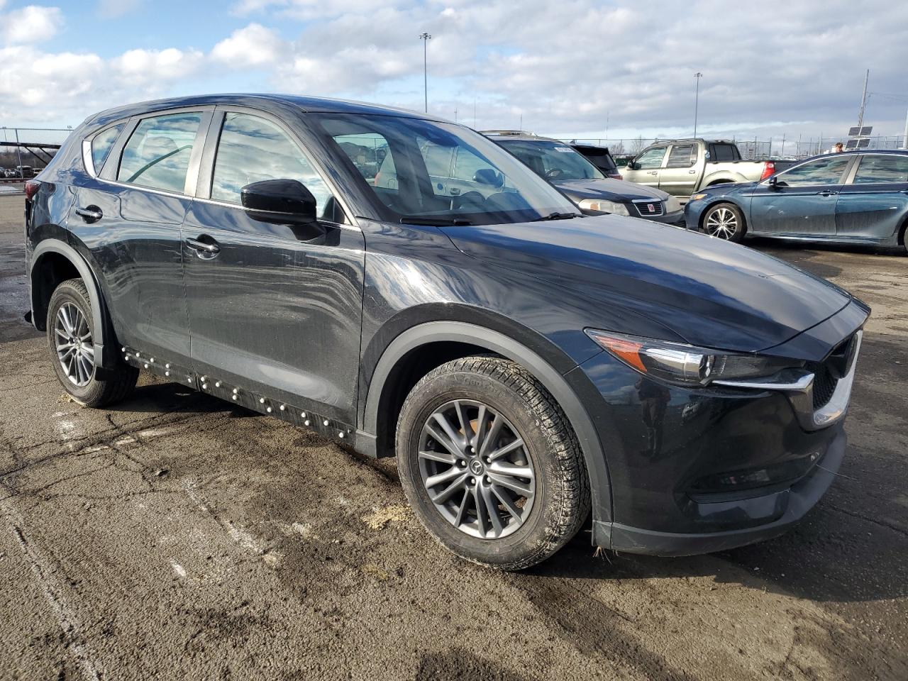 2020 Mazda CX-5 VIN JM3KFBBM8L0856466 Copart auction photo, all over / undercarriage damage thumbnail 4